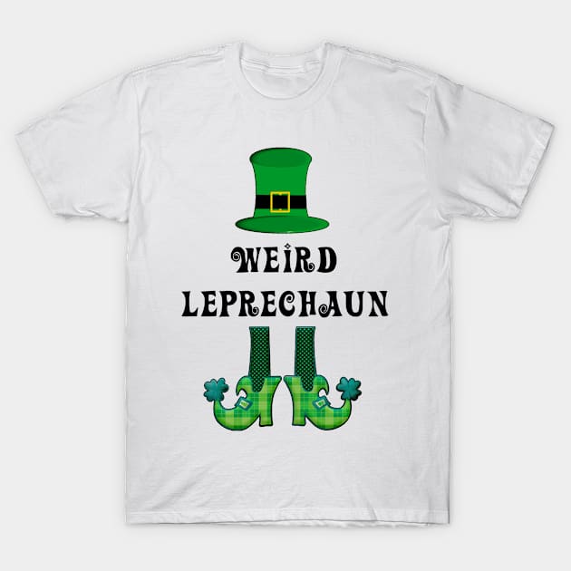 St Patrick's St Paddy's St Patty's Day Weird Leprechaun T-Shirt by familycuteycom